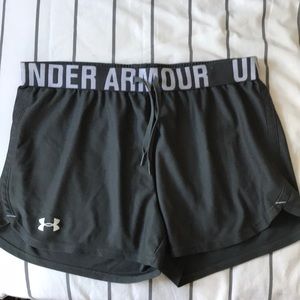Gray Under Armour shorts